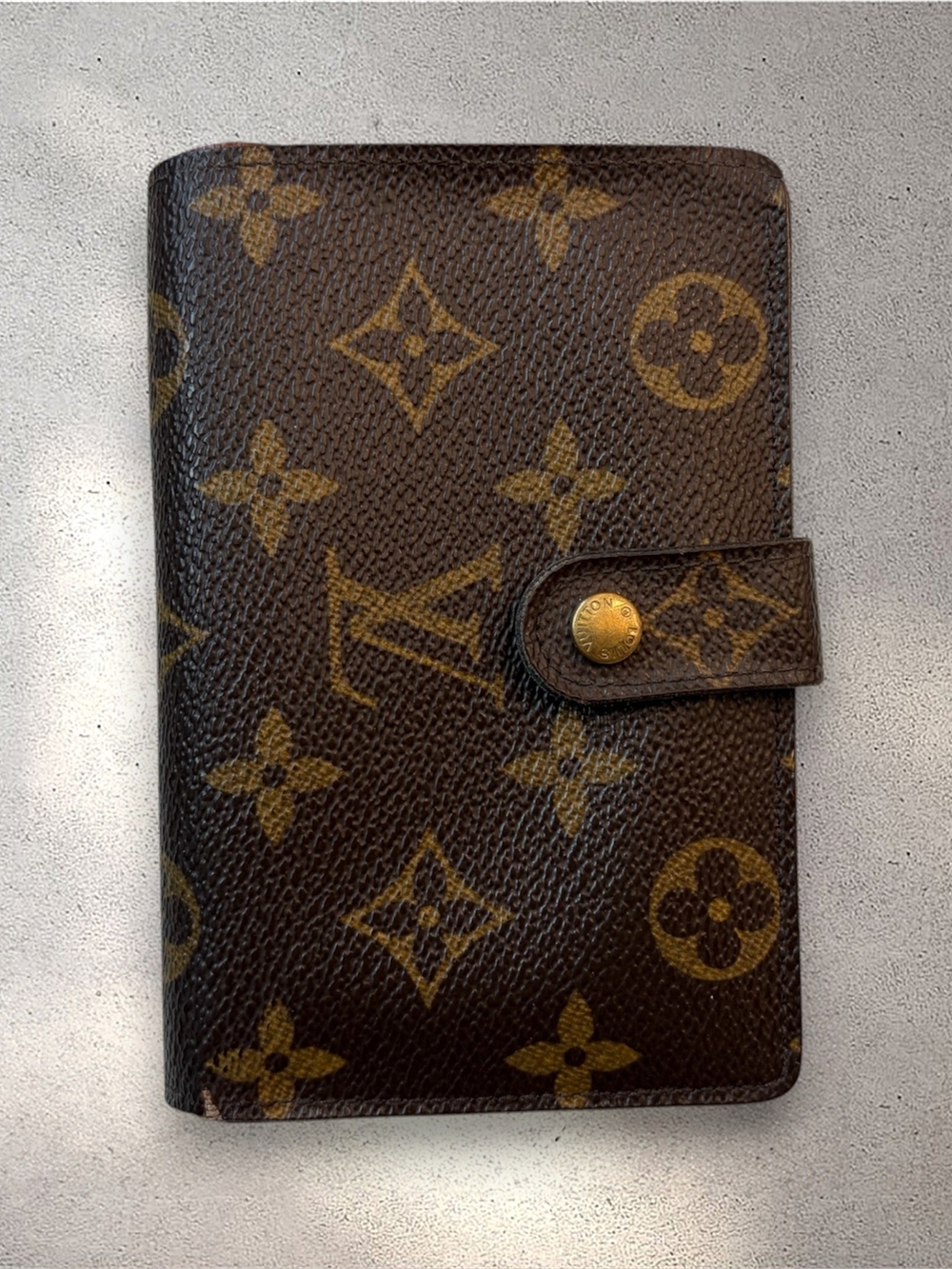 Louis Vuitton Monogram Porte Monnaie Billets Viennois Wallet Kisslock